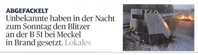Schlagzeile Trierischer Volksfreund vom 20.04.2020