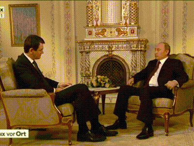 Putin - Handbewegung