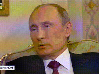Putin - Stirn hochziehen